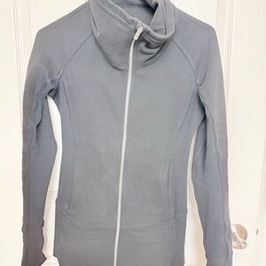 Lululemon scuba full zip (black, faded)
